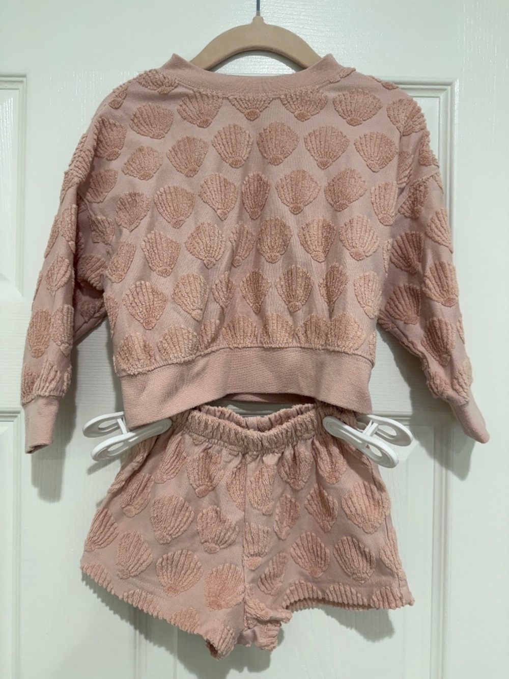 Rylee + Cru Karli Set Pink Shells Size 12-18 Months
